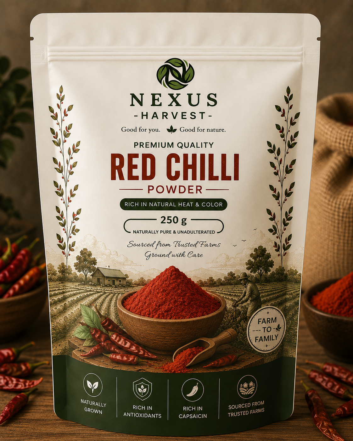 Nexus Harvest Red Chilli Powder